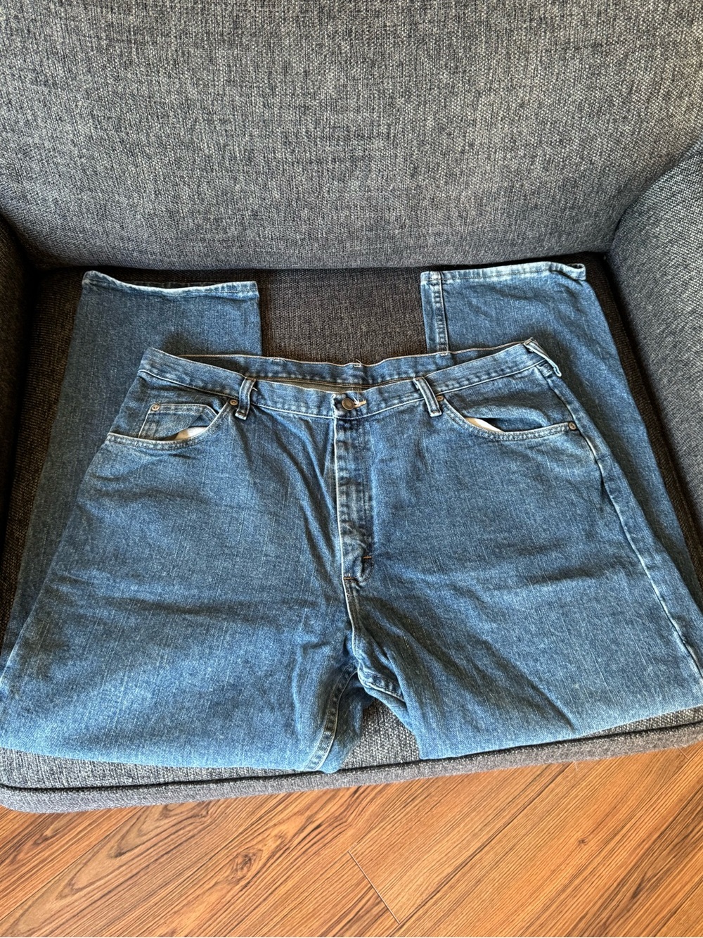 Vintage Wrangler Five Star Premium Denim Relaxed Fit Jeans 40X30